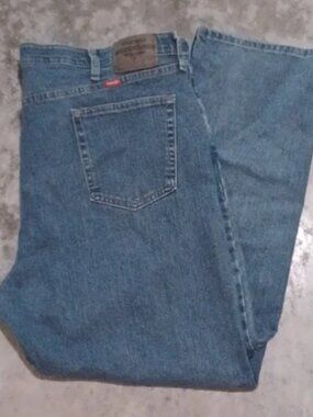 Wrangler Regular Fit Denim Jeans Size 44 x 29, 100% Cotton Hecho En México 003